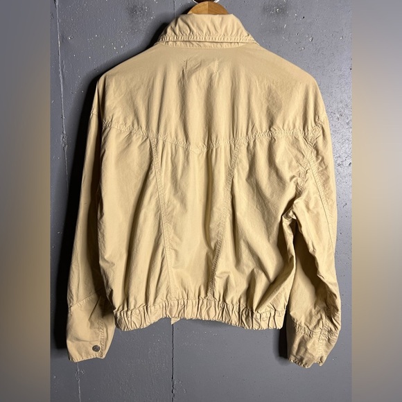 AMO DENIM BRIDLE JACKET - OATMILK Color. Size Small. NWT bomber, classic - Picture 3 of 13